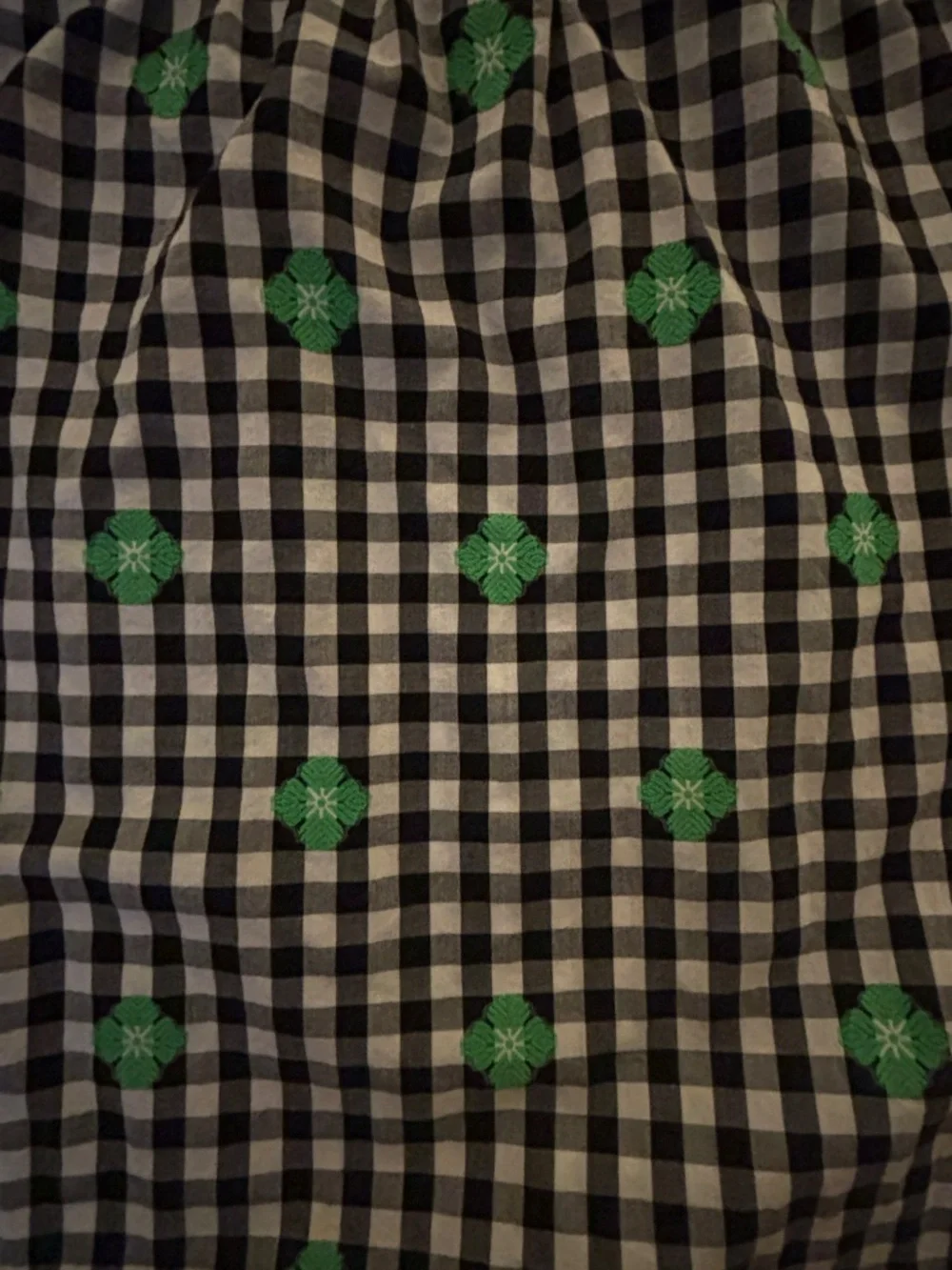 Kate Spade Gingham Voile Top